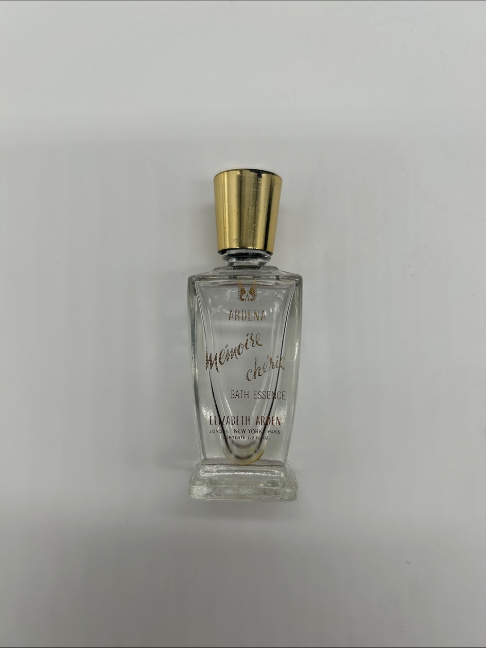 Vintage Elizabeth Arden Mémoire Chérie Bath Essence – ½ oz